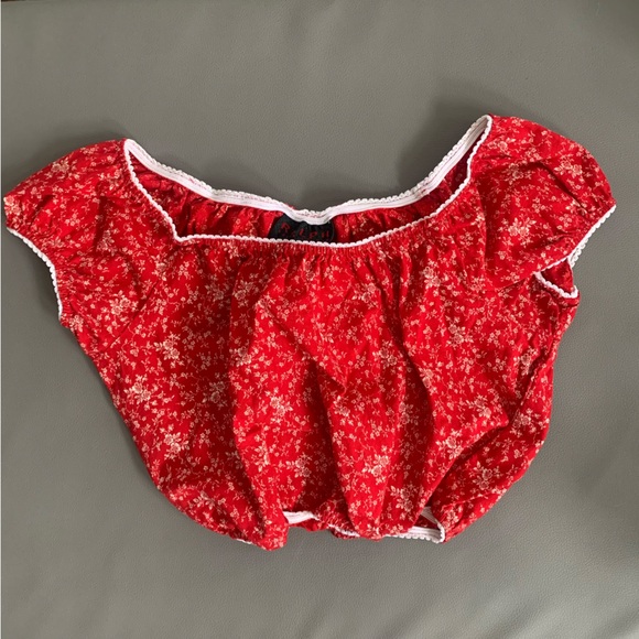 VTG RALPH Ralph Lauren XS Crop Top - Picture 1 of 10
